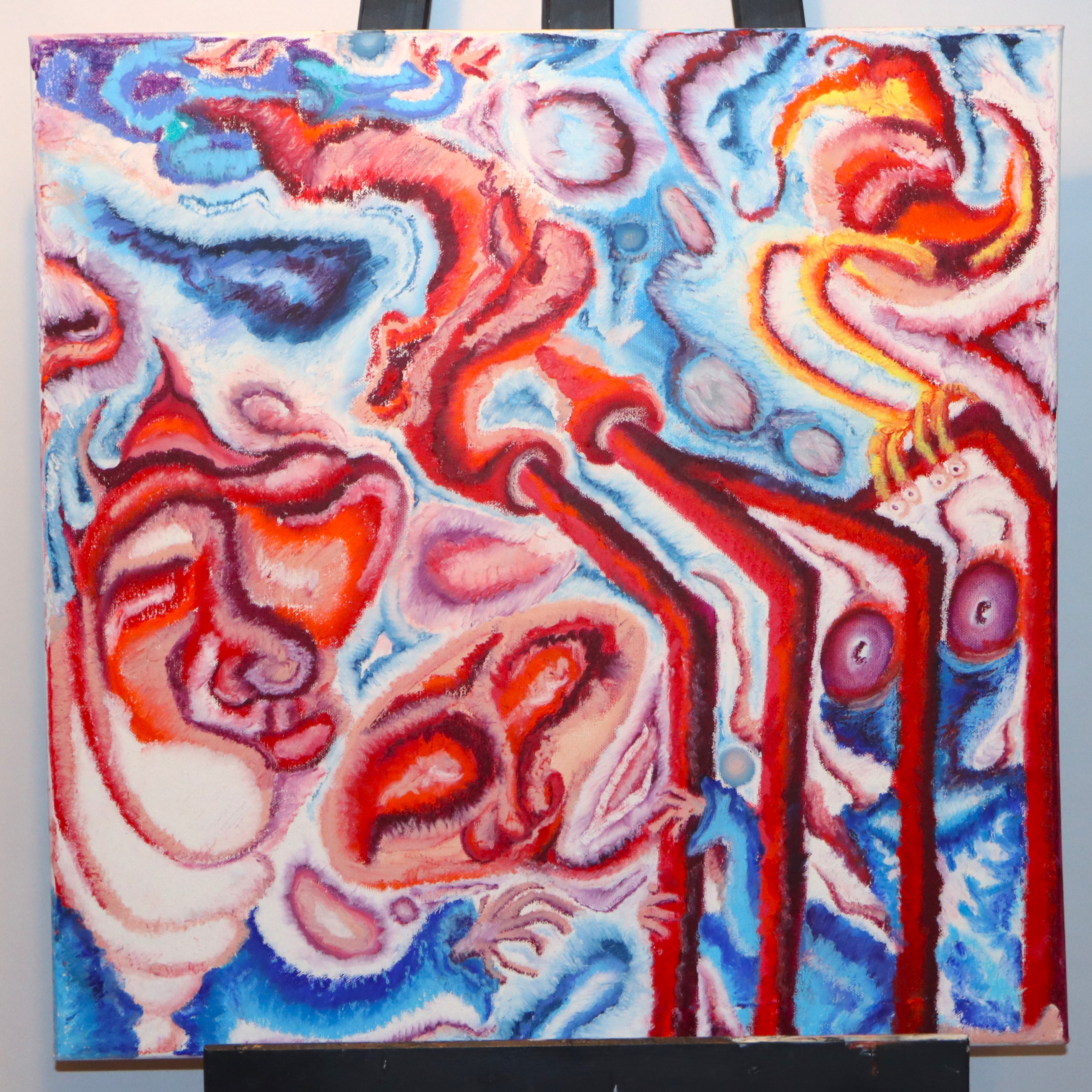 Nr. 188. Serien. Trolleri. Mål. 60 x 60 cm. Kr.1145 
