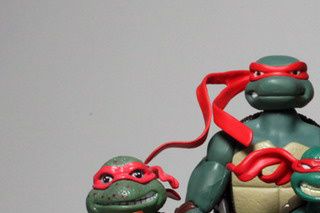 Til børn, er plastik ninja skildpadder, det rigtige valg
