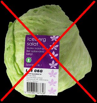 Iceberg salat er et elendigt 