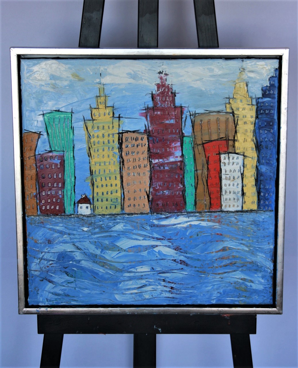 Nr.151. Hvordan man ser? Mål 50 x 50 cm. Kr.1045