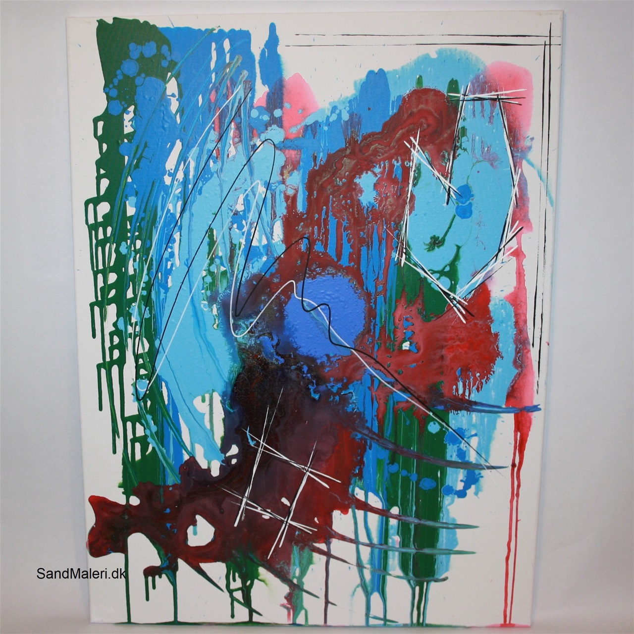 Nr.172 Mål 80 x 60 cm. Kr.1200