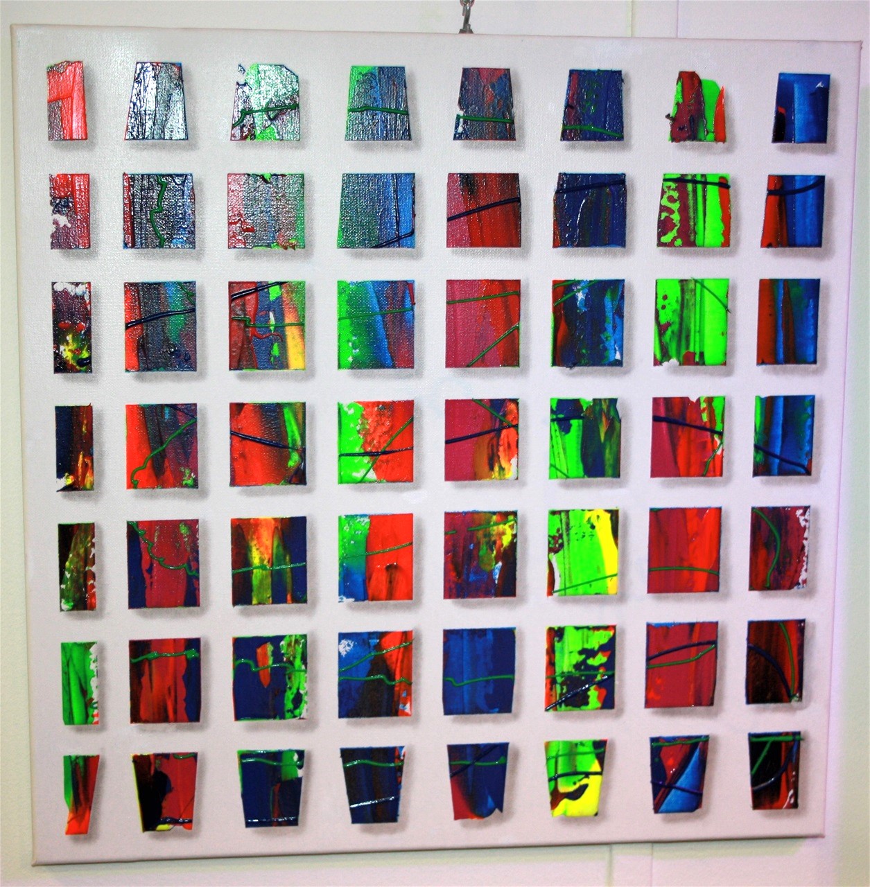 Nr.125 50 x 50cm. Acryl. Med 3D effekt. kr.1045